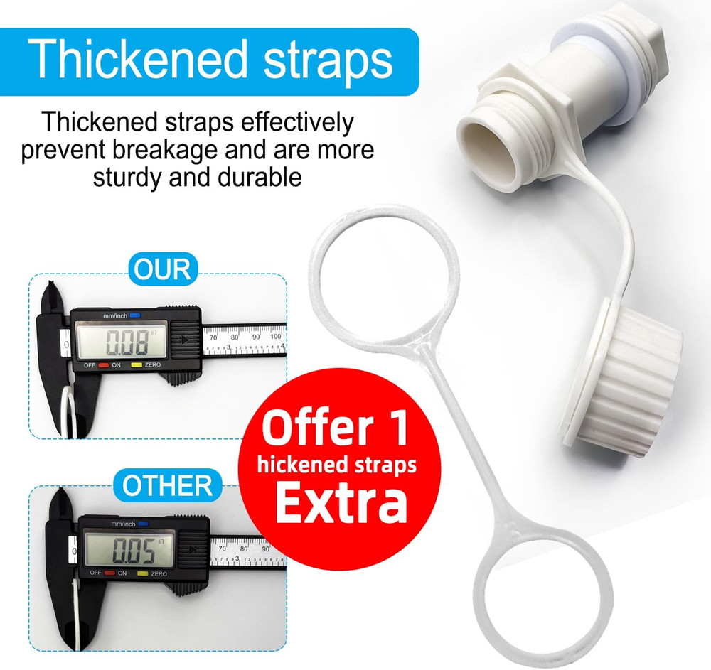 Threaded Drain Plug Replacement for Igloo Cooler, with Igloo 50-165 Qt Cooler...