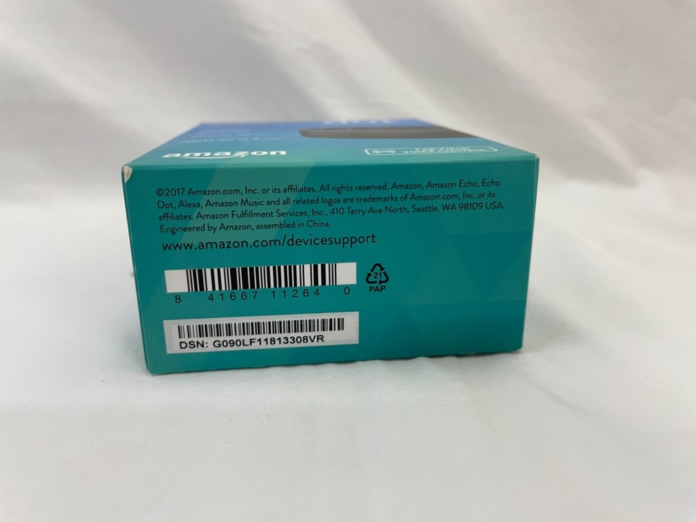 Amazon Echo Dot (2nd Generation) Smart Speaker - Never Used - Open Box - Black