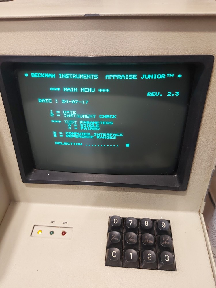Beckman Appraise Junior Densitometer Model 7576 Sci-Fi Machine from the future