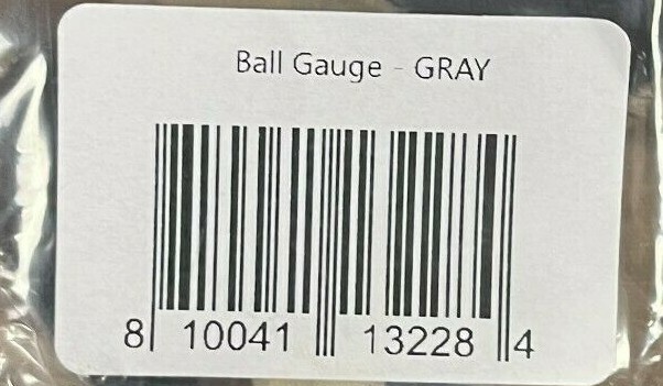 NEW Exalt Ball Sizer - Grey