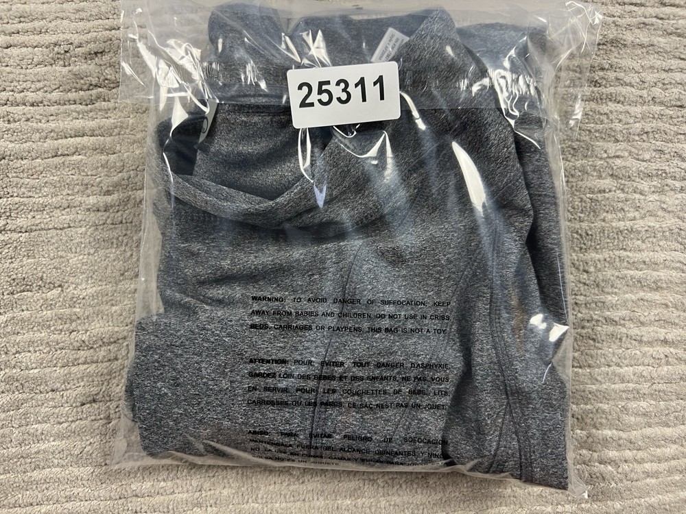 Reactivate Leggings Womens Medium Gray Athletic Pull On Ankle Zip Pocket Back