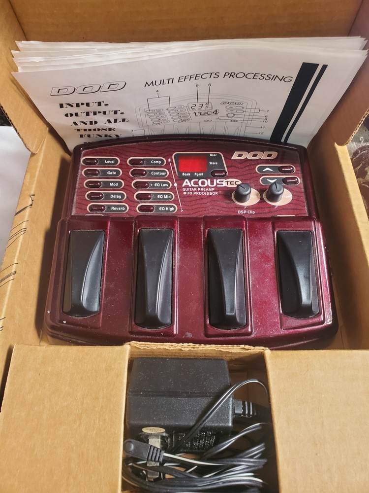 DOD Acoustec Multi Effects Processor, Used In Good Condition In Box