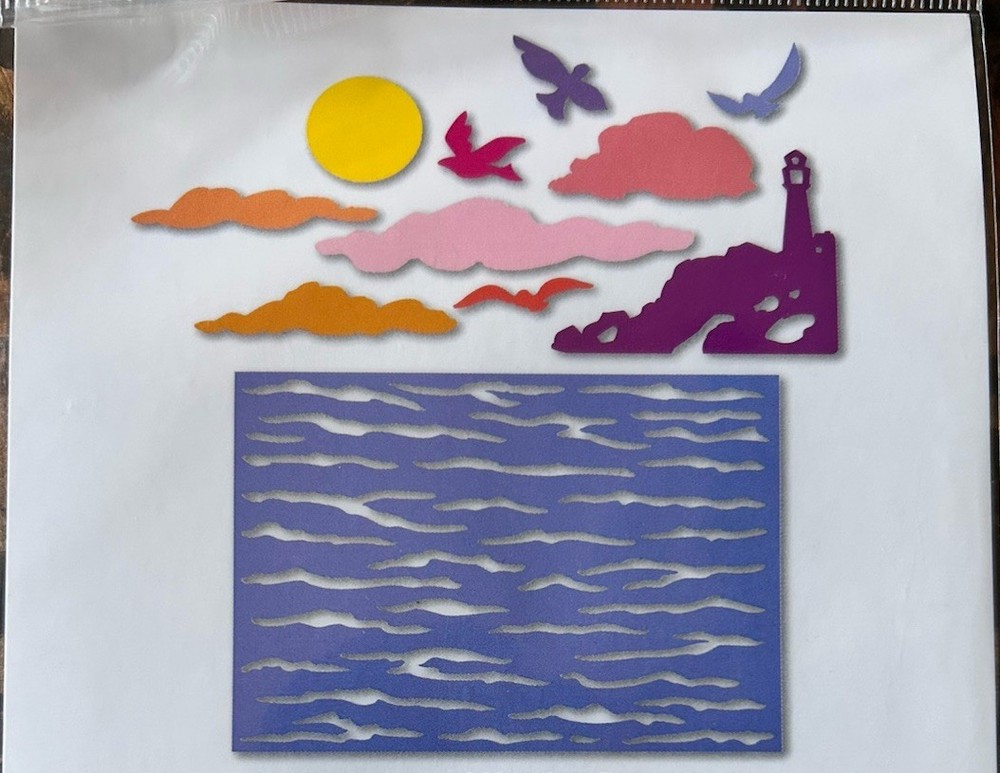 “TRANQUIL”  11 Piece Die Set By Scrapbooking Made Simple