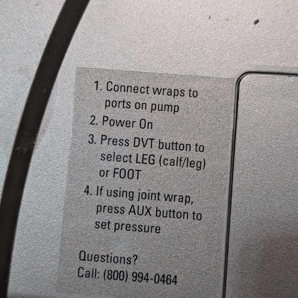 Compression Solutions TPVT-01P Triple Play Pro DVT Pump Compression Device