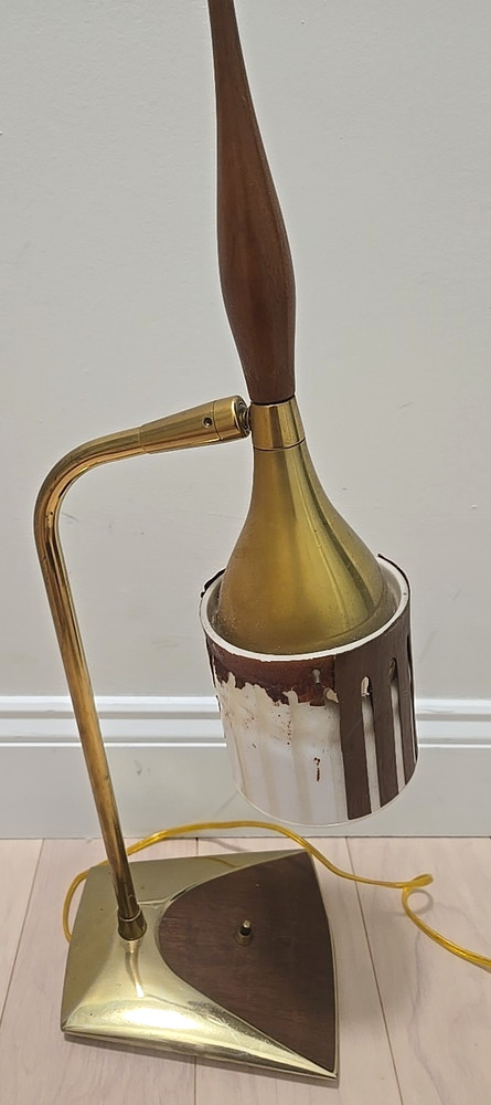 Vintage MCM Table Lamp Rewired