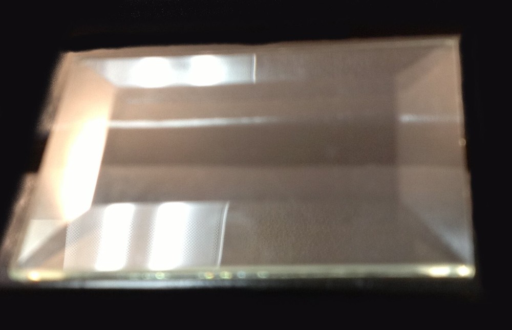 2" x 3" Clear Glass Rectangular Bevels Box of 30 B23