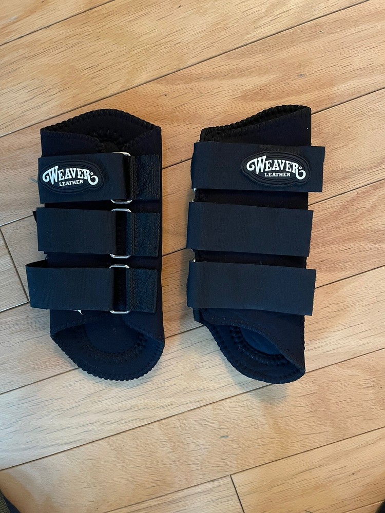 Weaver Equestrian Splint Boots, Small,Black
