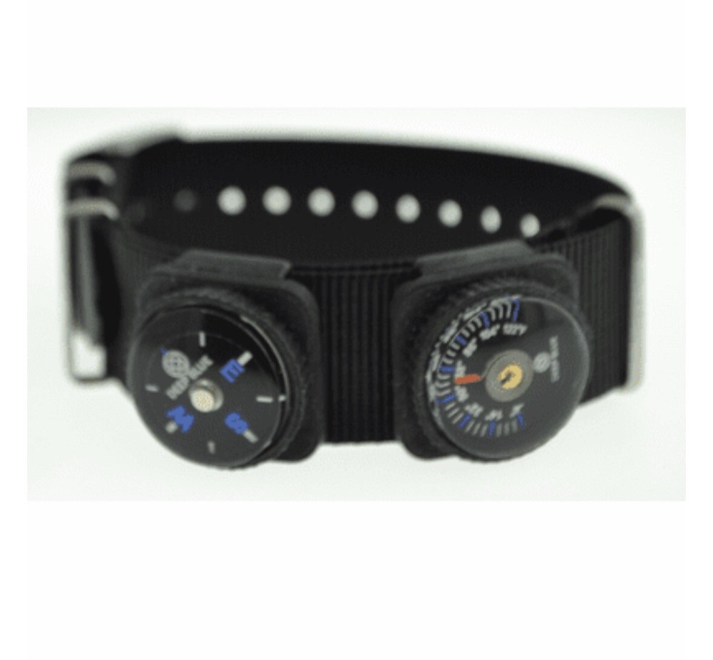 COMPASS AND THERMOMETER FITS ANY 22MM STRAP- NEW‼️