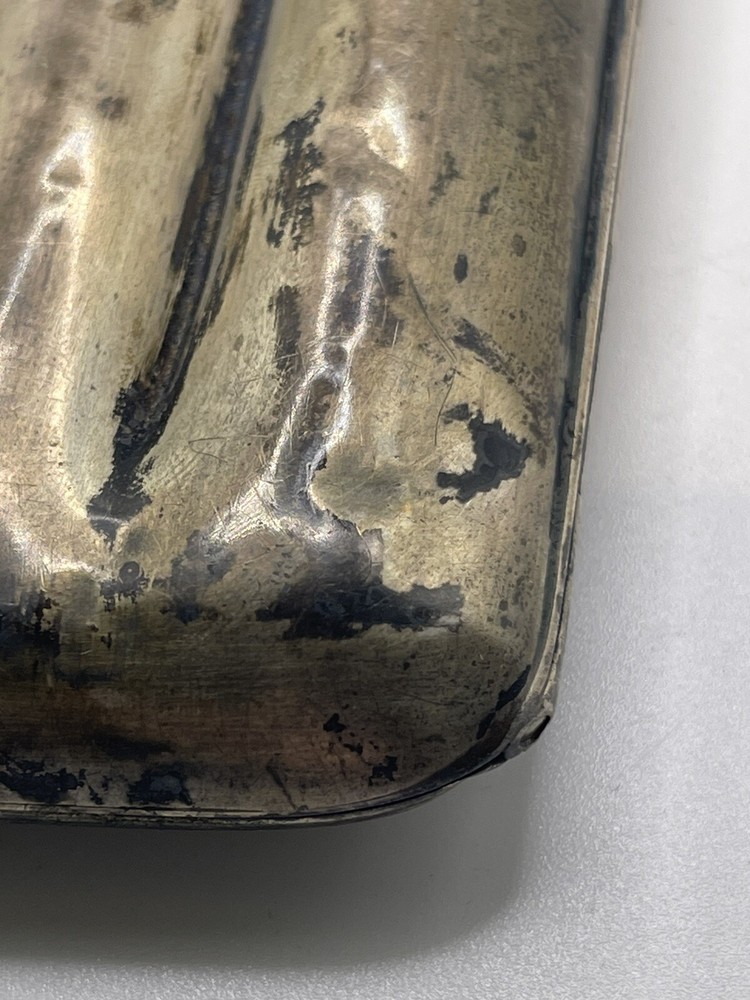 Antique Sterling Silver Cigar Holding Case