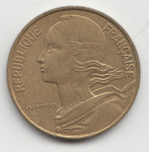 France 10 Centimes 1995 as shown