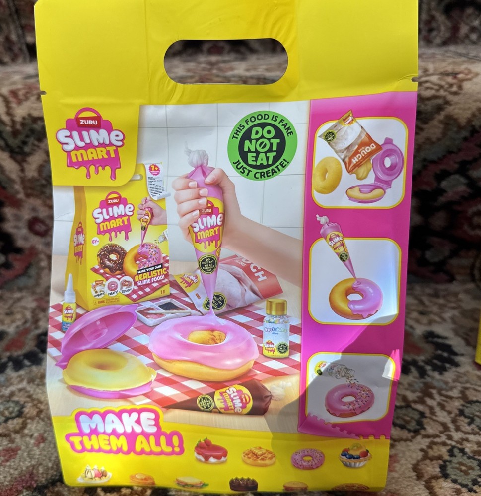 ZURU SLIME MART Small Bag Donuts Unpack Create Squish