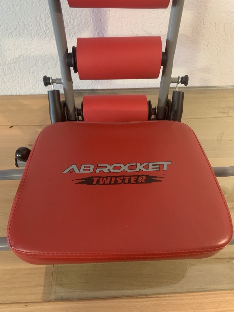 Original Red Ab Rocket Twister Abdominal Crunch Machine Core Trainer