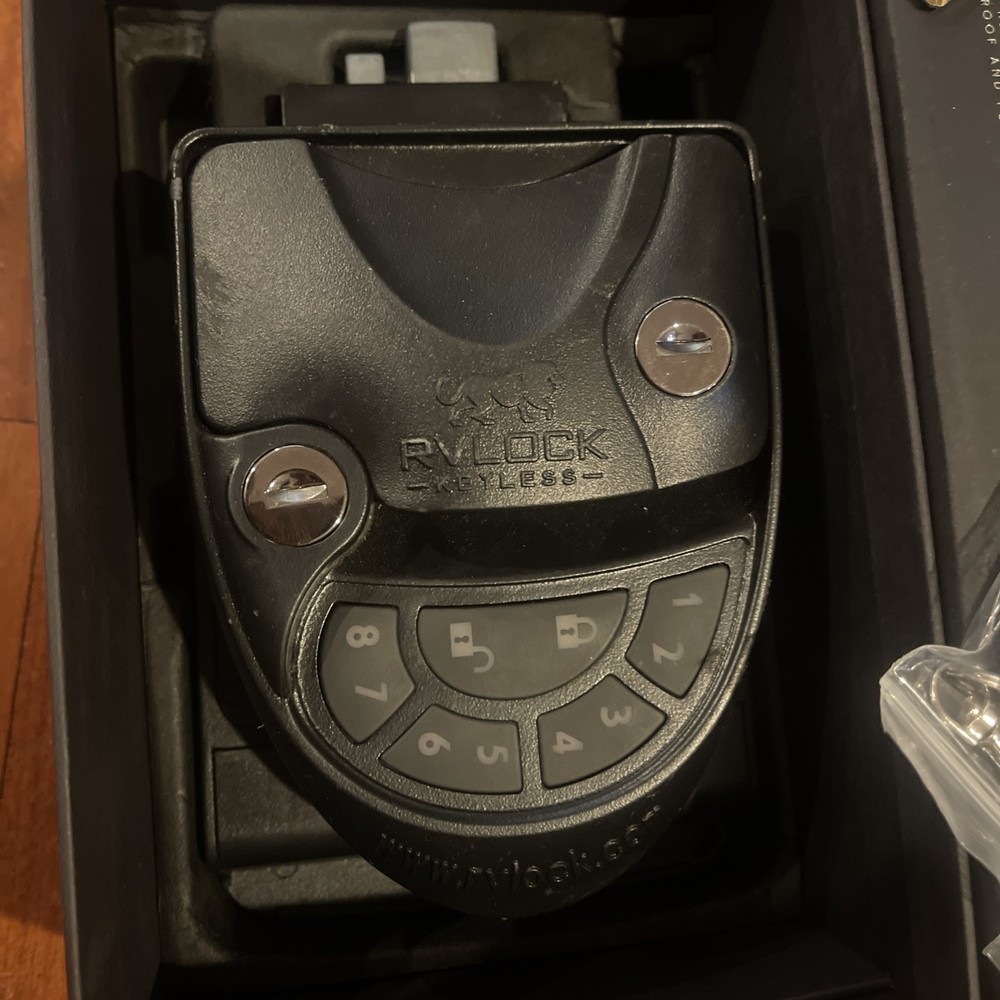 RV Lock V4 Keyless Entry with Key Fobs USED SEE DESCRIPTION