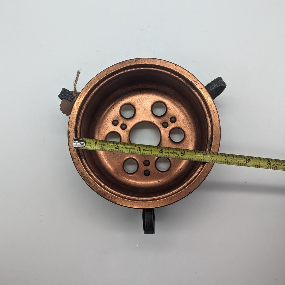 Copper bowl stand with holes