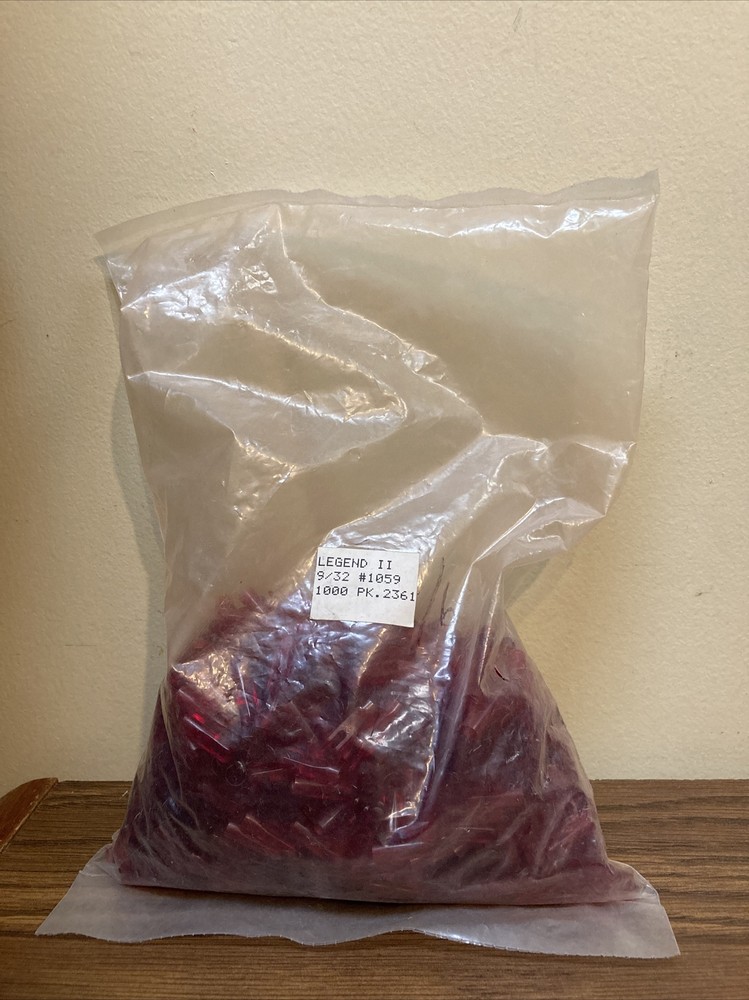 Legend II 9/32 #1059 Ruby Red 1000 Arrow Nocks