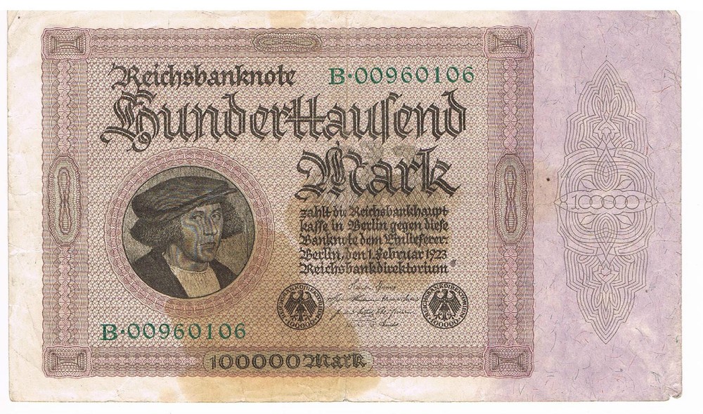 GERMANY - Huge Sized Banknotes - 1910-1923, Six Notes