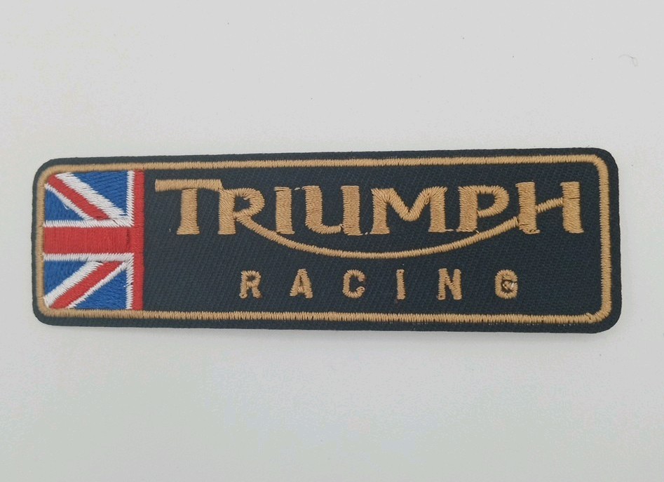 Triumph Racing Embroidered Iron-On Patch