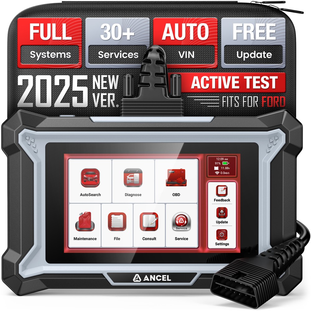 ANCEL DS160 for FORD All System Active Test OBD2 Scanner Car OBD Diagnostic Tool