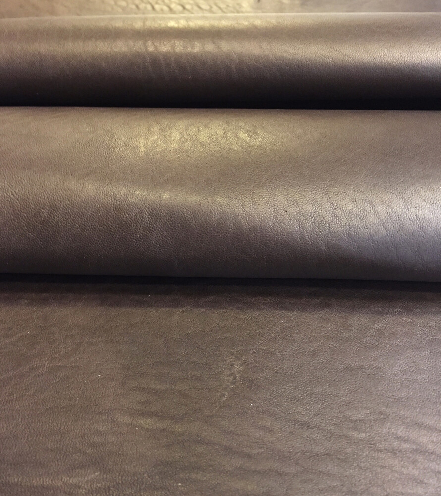 Brown Leather Hide Thin Bookbinding Crafting Material Soft DIY Upholstery Fabric