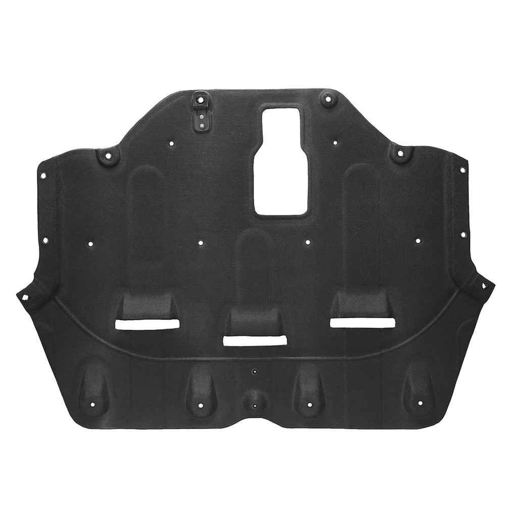 Black Front Engine Splash Shields Under Cover For 2015 2016 2017 Hyundai Sonata