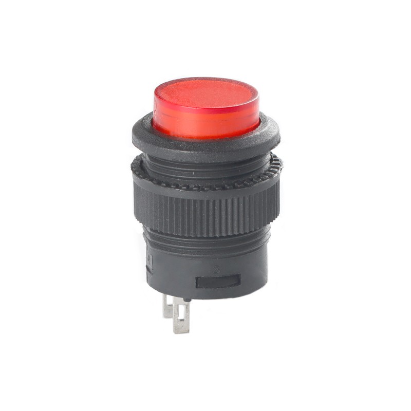 16mm Round Push Button Momentary Switch Illuminated Latching/Self Reset 5 Colors