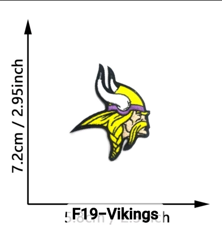 Minnesota Vikings Embroidered IRON ON PATCH