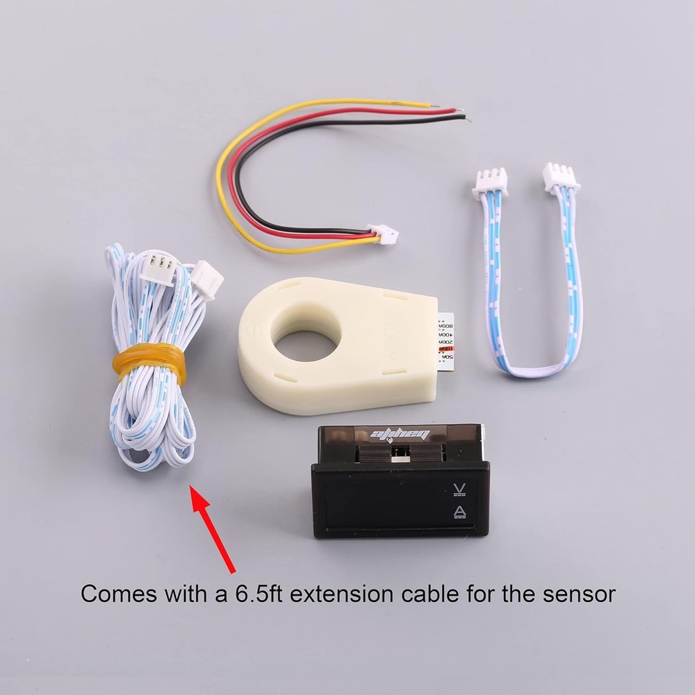 Dual Display Current Voltage Meter 5-100V 100A