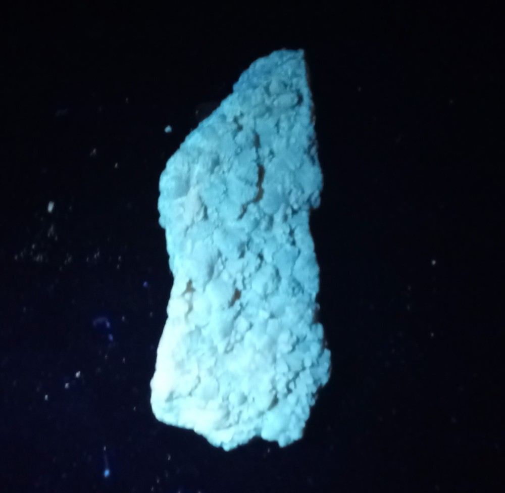 Orange Colemanite Uv Reactive Fluorescent Mineral Specimen