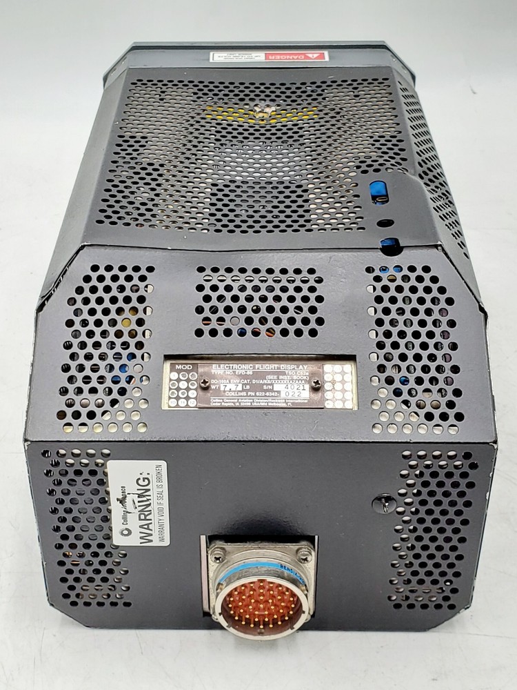 Collins EFD- 86 Electronic Flight Display PN: 622-6342-022