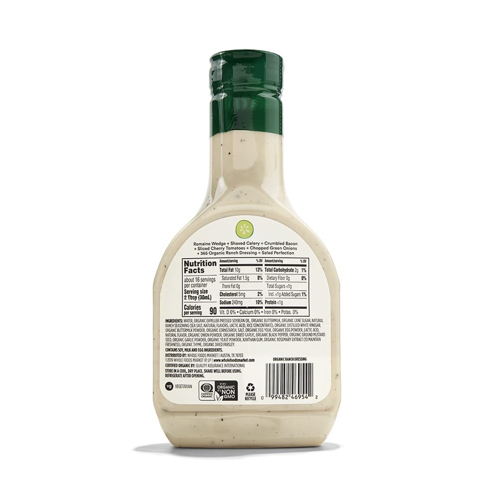 •*.365 Organic Ranch Dressing 🥗 16 Fl Oz•*.