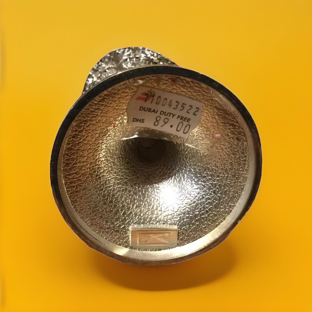 10”silver tones Emirati Vase