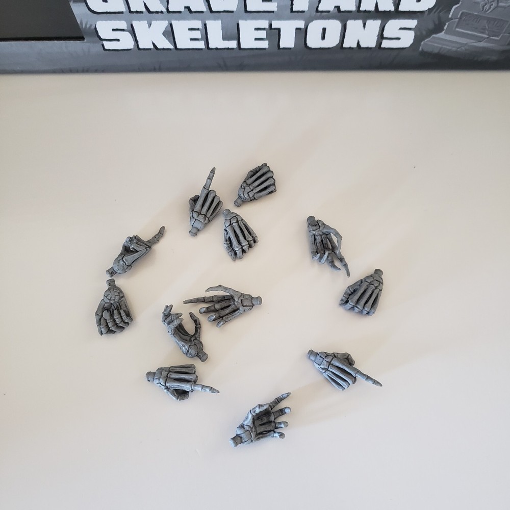 Graveyard Skeletons Mythic Legions Skeleton Xtra Hand Sets from 4 pack