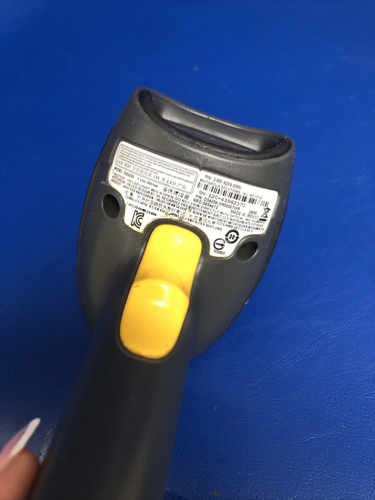 USED Motorola Symbol Laser Handheld Barcode Scanner DS4208-SR00007WR