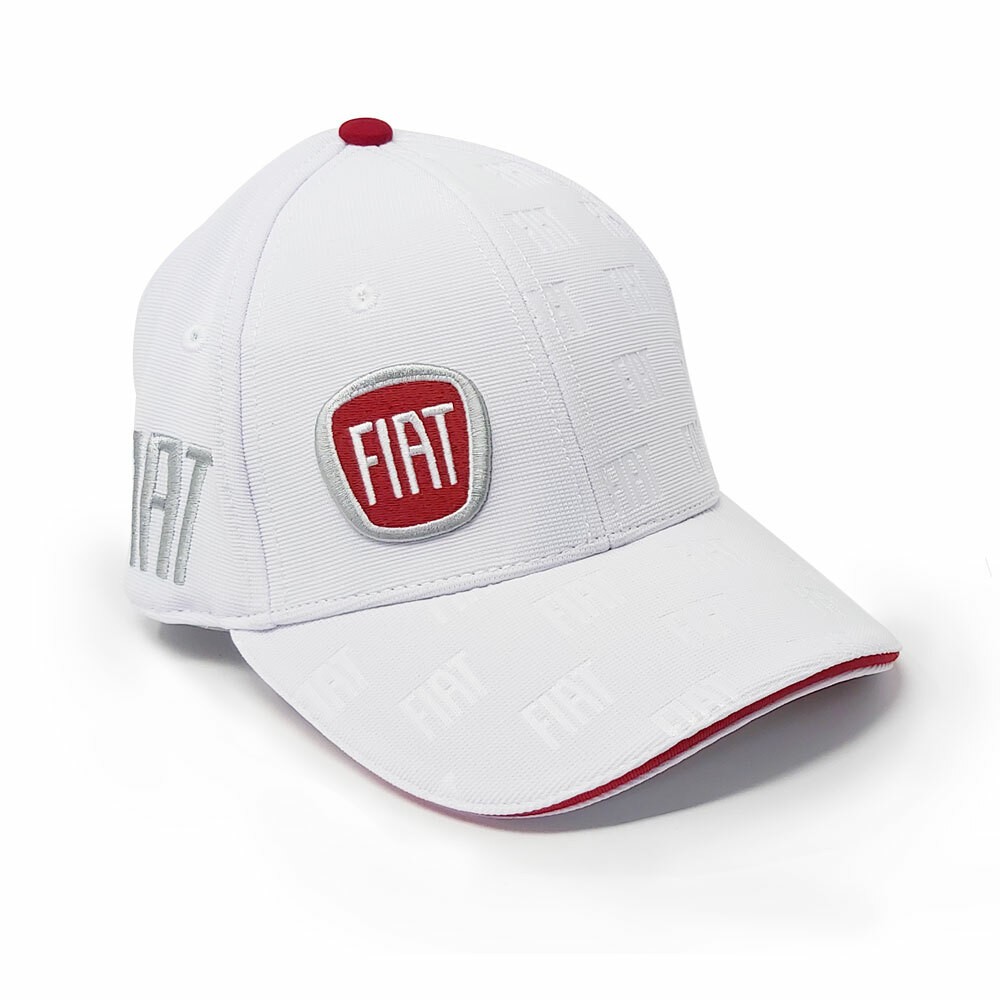 Fiat White Curved Visor Hat