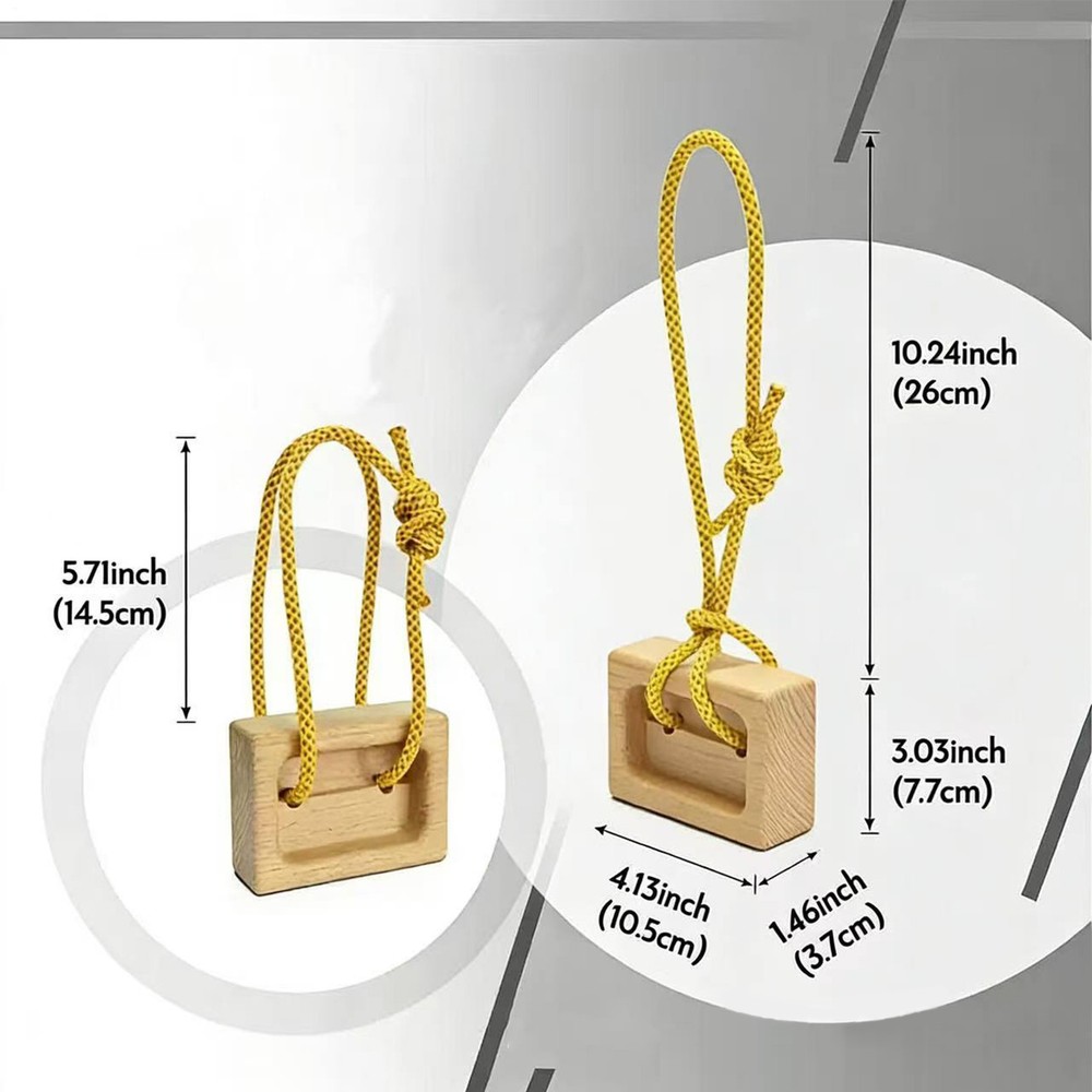 Hangboard for Climbing 1 Pair Wooden Fingerboard Pull Climbing Board