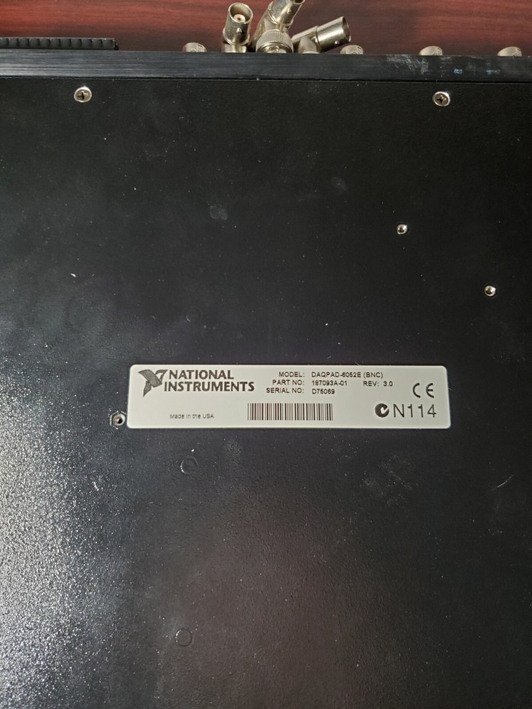 NATIONAL INSTRUMENTS NI DAQPAD-6052E ACQUISITION MODULE #69