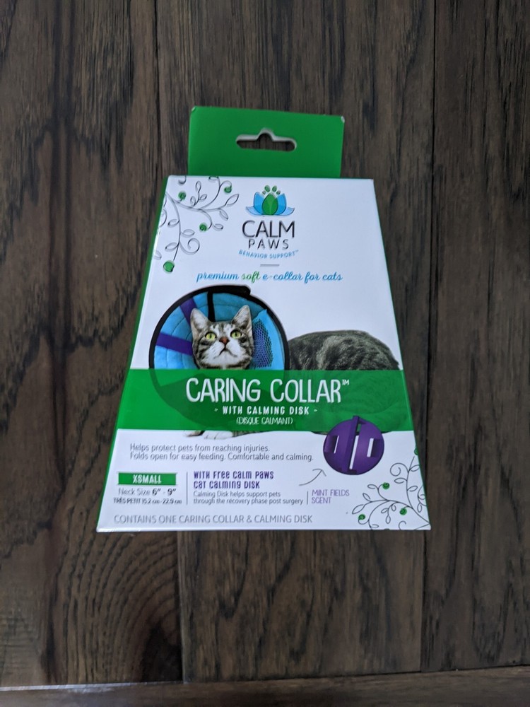 Calm Paws Behavior Support Caring Collar With Calming Disk - Extra Small