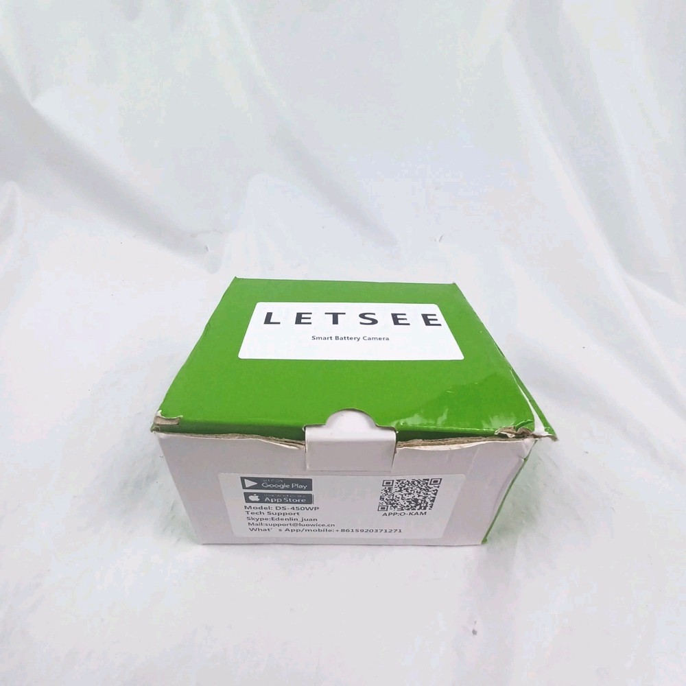 Letsee Smart Battery Camera Model: DS-450WP White NIOB
