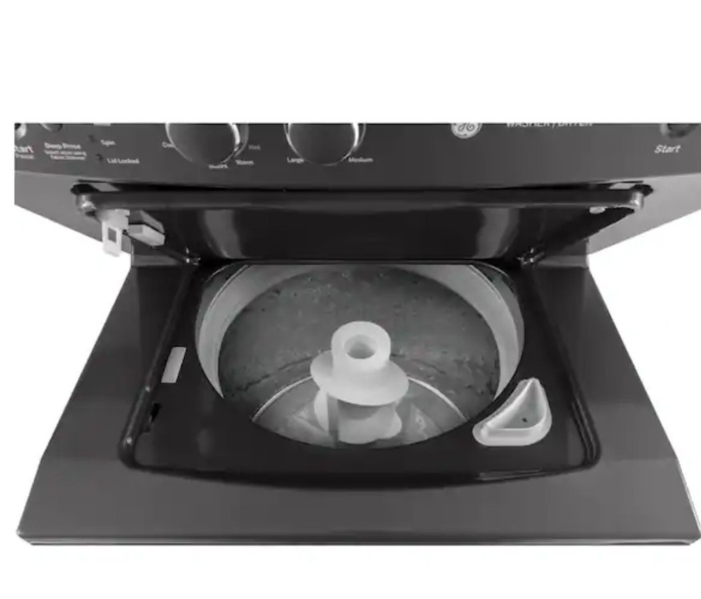 washer and drier GE ,brand new stackable. Diamond Grey