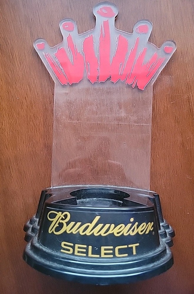 Budweiser Select Illuminated Glorifier, Lighted Beer Bottle Display, Lighted