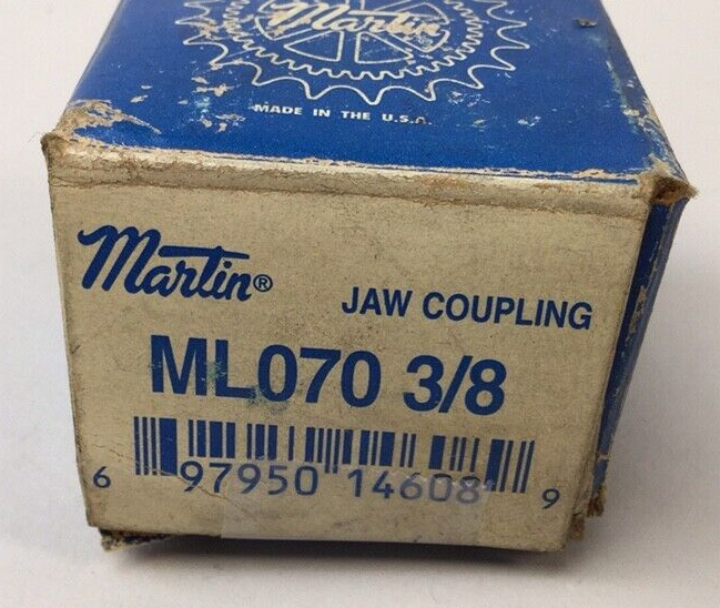 Martin ML070 3/8 Jaw Coupling ML07038