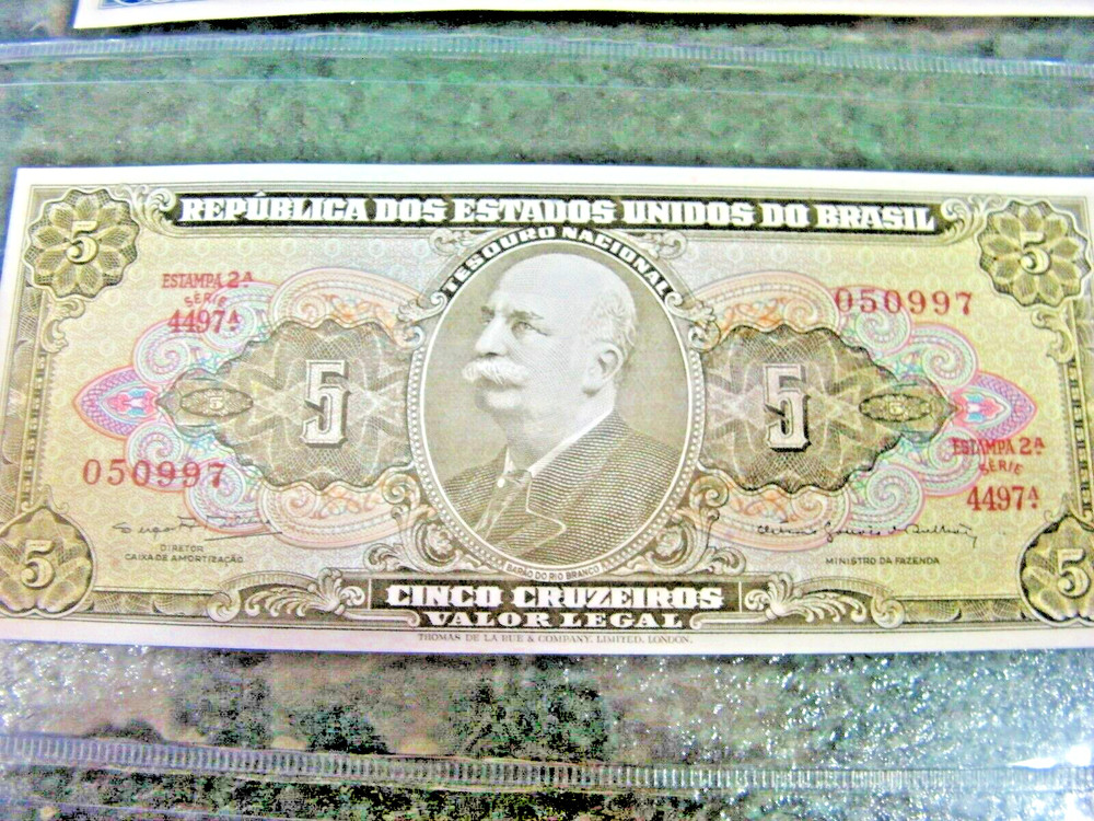 BANK NOTES WORLD 3 NOTES G21 BRASIL