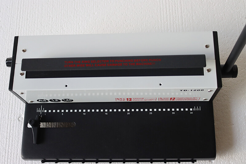 Wire Coil Binding Machine 34Holes 3:1 Punching-Binding Machine Binding