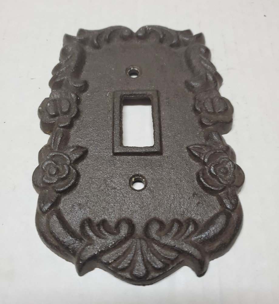 Vintage Ornate Heavy Switch Plate