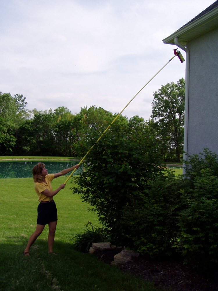 Gotcha Sprayer Pro Extension Pole Adapter. Trigger Wasp Spray, Tree Prune Spray