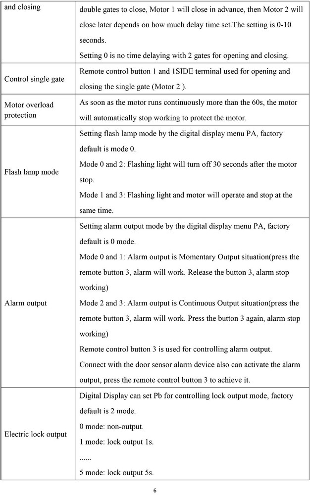 24VDC swing gate opener motor control board electronic card controller pcb EGA10