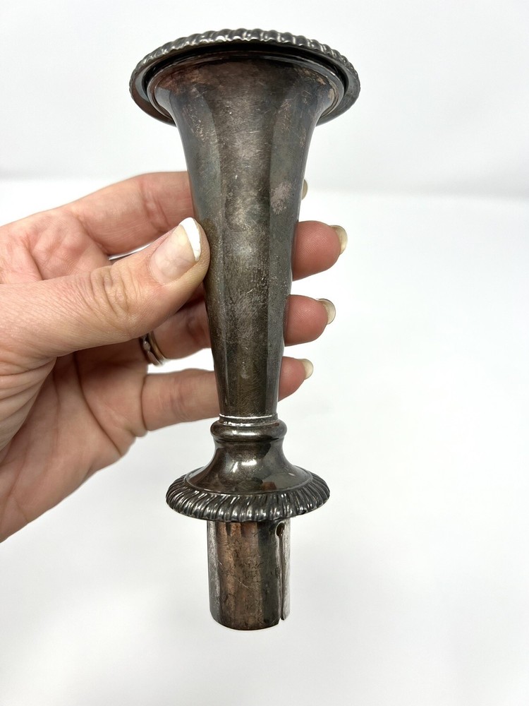 Antique Silver Plated Candlestick (parts)