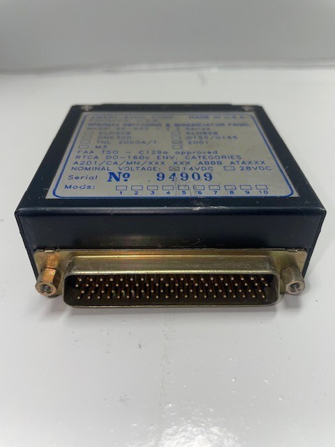 AMERI-KING AK 950-2001 GPS/NAV SWITCHING AND ANNUNCIATOR PANEL
