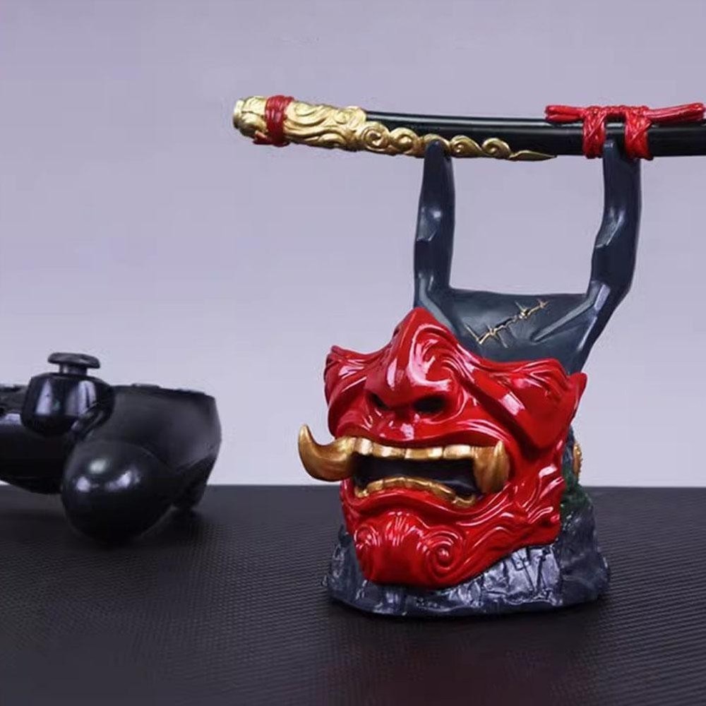 👺 Ghost of Tsushima Samurai Controller Stand 🎮 Fits PS5/PS4/Xbox/Switch 🎁