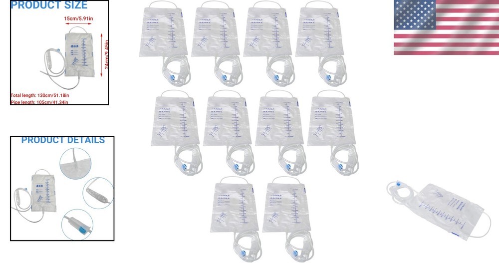 10PCS 1000ml Intestinal Irrigation Bags Set